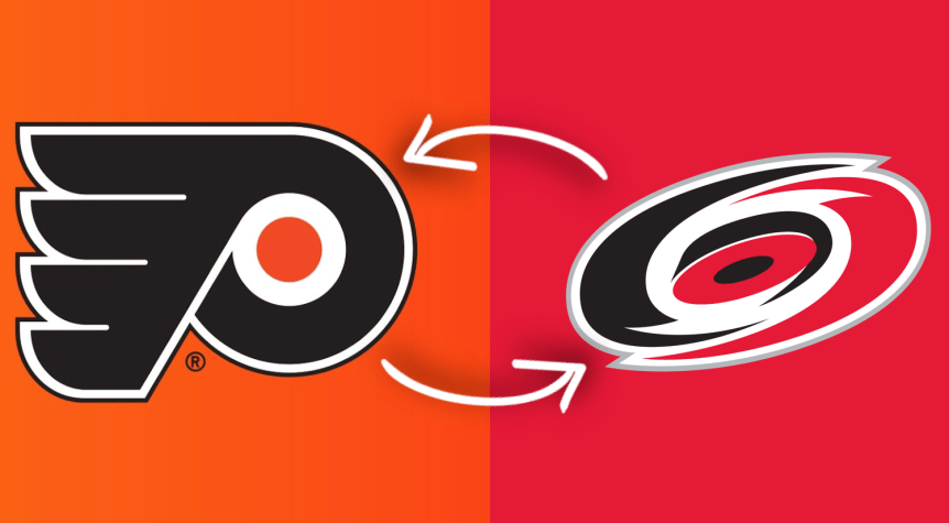 Philadelphia Flyers Trade History with the Carolina&nbsp;Hurricanes